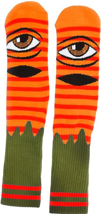 Actual product image Toy Machine Sect Eye Stripe Socks (One size)