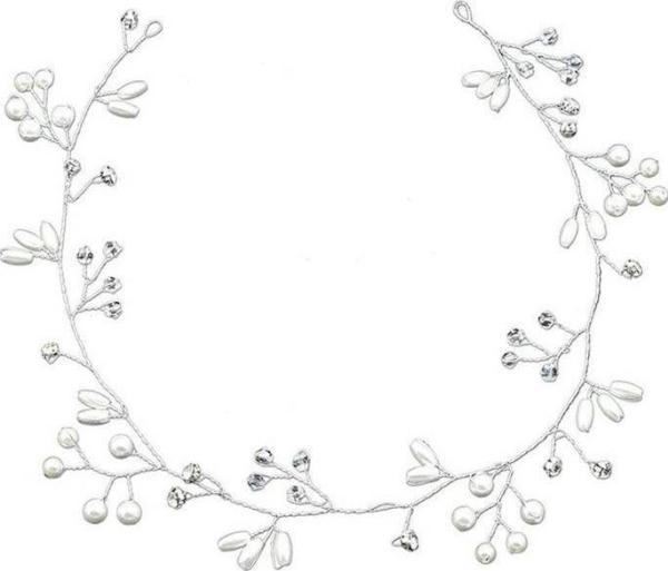 Aptel WEDDING TIARA Tiaras decorative silver hair band AG264B