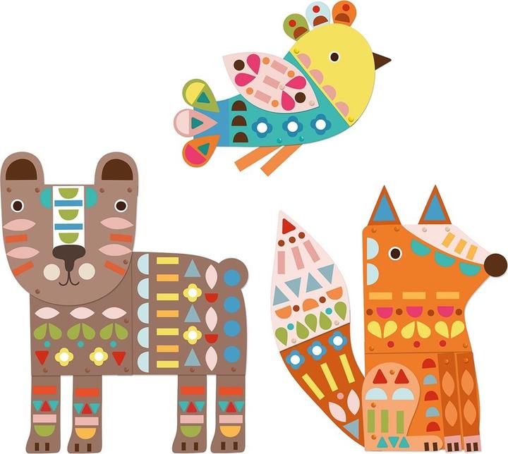 Produktbild Djeco Basteln mit Papier Grosse Tiere