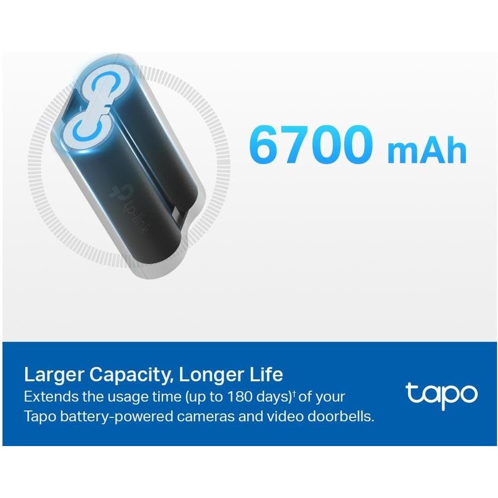 Thumbnail - TP-Link Tapo A100 (6700 mAh, 24.79 Wh), Powerbank, Schwarz