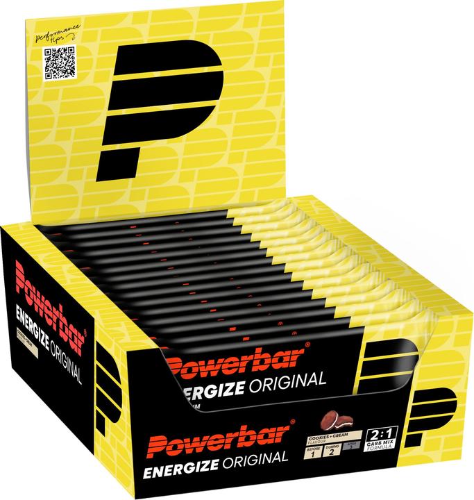 Actual product image Powerbar Energize Original (Cookies & Cream, 15 pcs., 825 g)