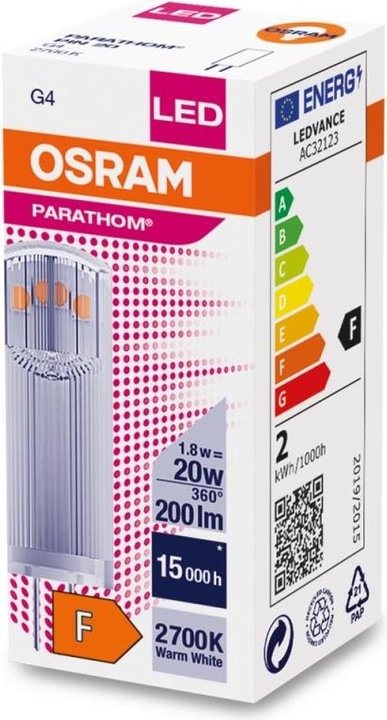 Produktbild Osram LED-Lampe (G4, 1.80 W, 220 lm, 1 x, F)