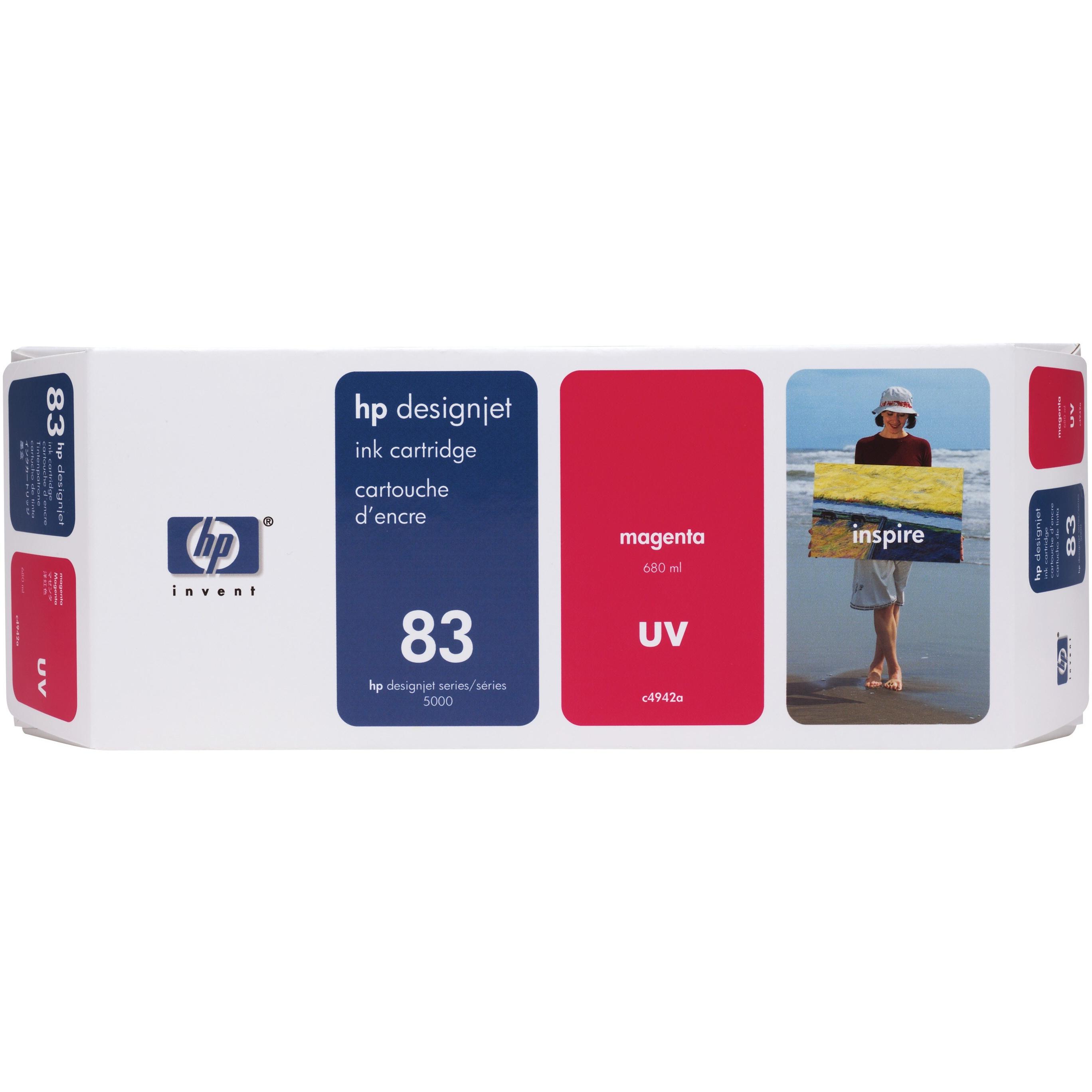 HP, Druckerpatrone, 83 Uv- (Y)