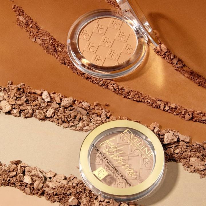 Actual product image Eveline Feel The Bronze Bronzing And Contouring Powder Milky Way 01 4G (Milky Way, Bronzer, 4 g)
