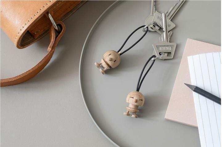 Actual product image Hoptimist Keyring Bumble Oak