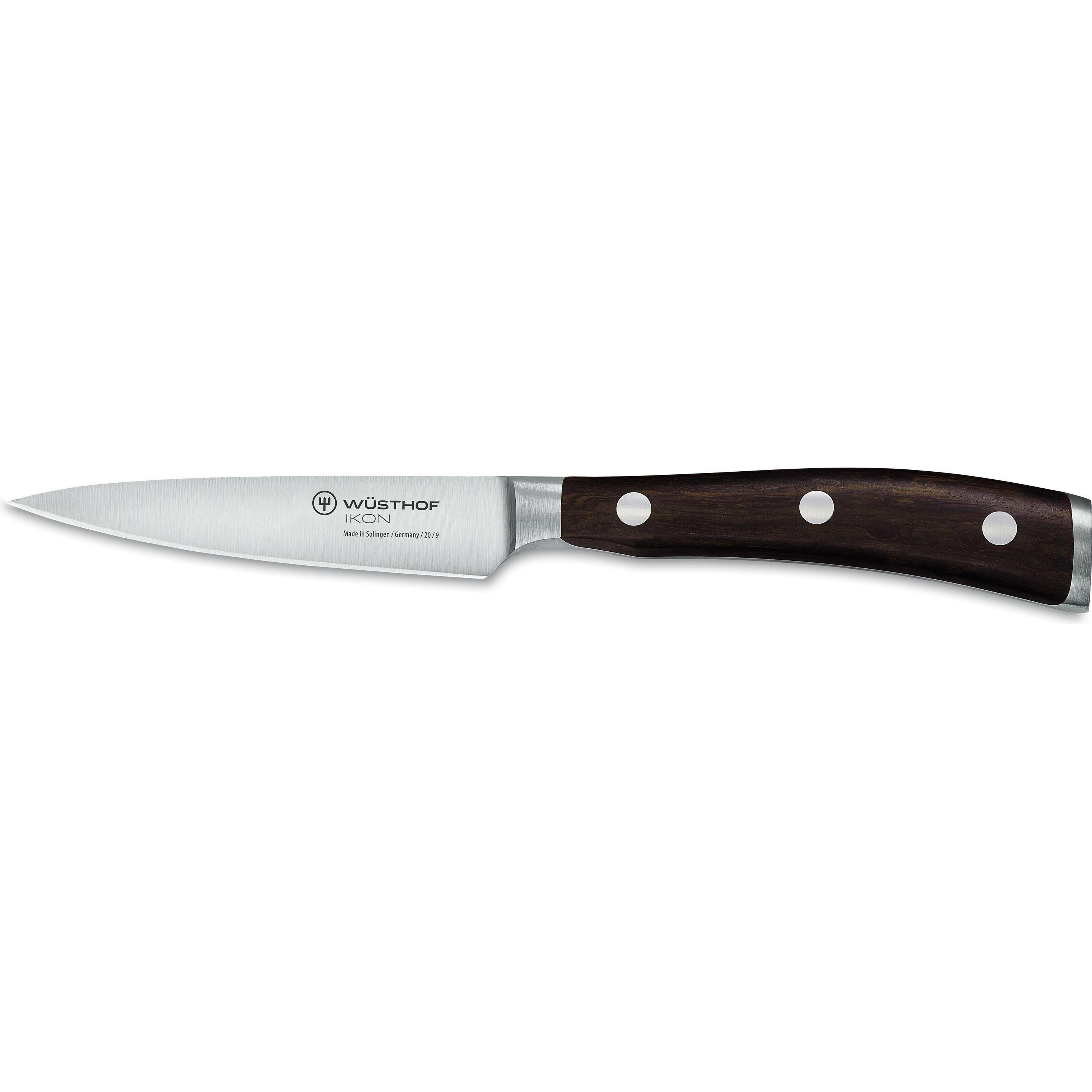 Wüsthof Ikon Gemüsemesser, Küchenmesser, Silber, Braun
