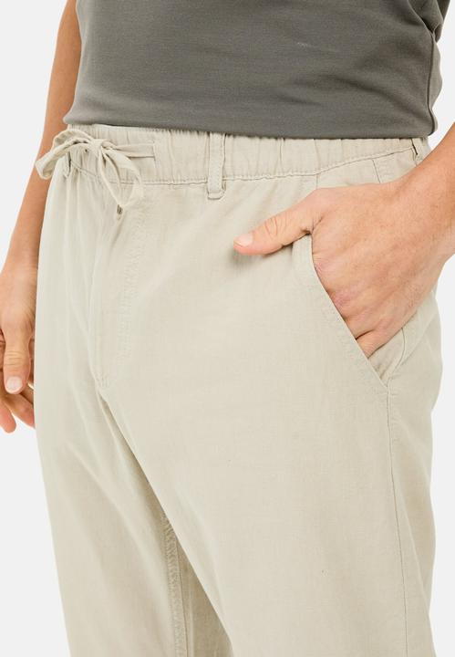 Actual product image Camel Active Chinohose mit Kordelzug aus einem Leinenmix (Frequency band 38 (2600 MHz))