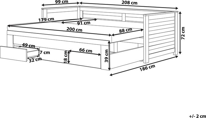 Produktbild Beliani Cahors (180 x 200 cm)