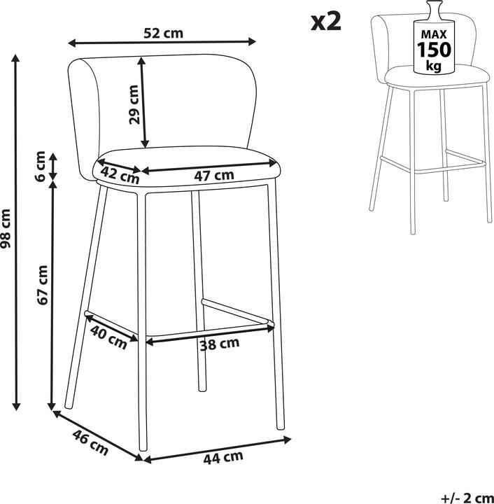 Produktbild Beliani Mina