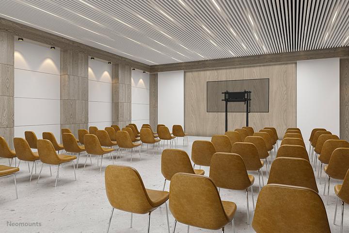 Produktbild Neomounts Rollwagen 1200x600 -160kg 75-115"/elektrisch höv/schwarz (115")