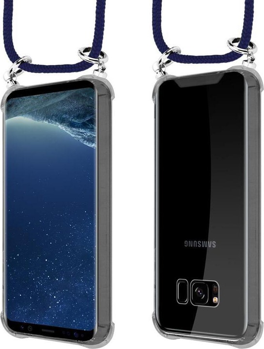Produktbild Cadorabo TPU Handy Kette SILBER Cover