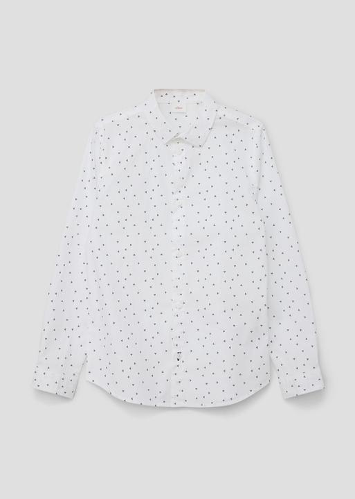 Actual product image s.Oliver Hemd Slim: Hemd mit Allover-Print (M)