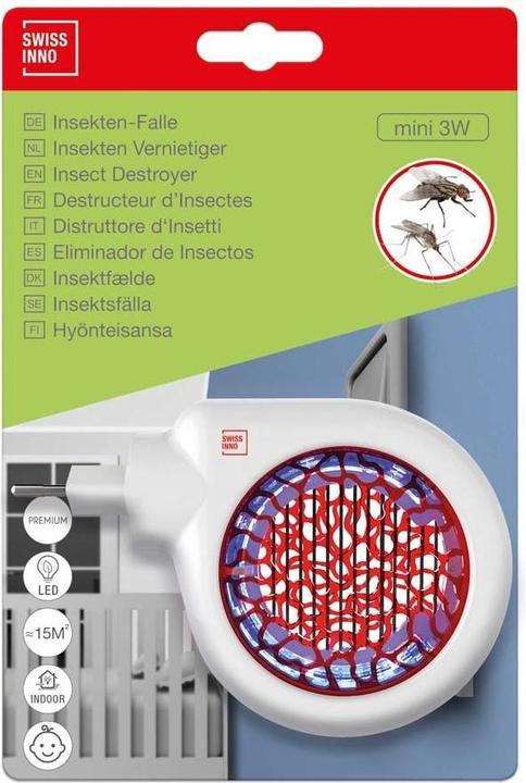 Produktbild Swissinno Mini Elektrische Insekten-Falle LED 3 Watt für innen