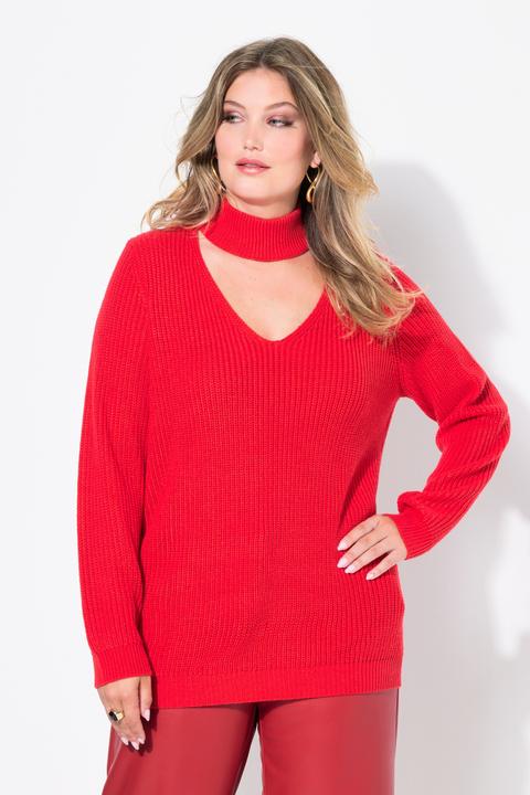 Produktbild Miamoda Pullover, Regular Fit, V-Ausschnitt mit Choker (58)