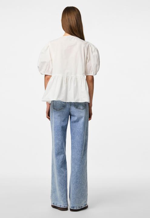 Actual product image Pieces PCJOLLY Top with Puffed Sleeves (L)