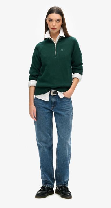 Image du produit Superdry Pull classique à col zippé coton femme (M)