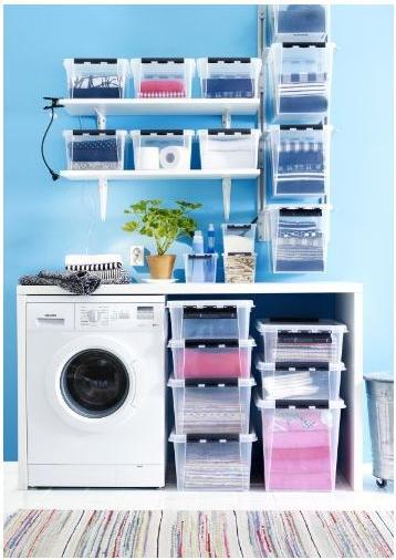 Produktbild Ebnat Tragboxe mit Deckel und Rollen (72 x 40 x 39 cm, 70 l, 1x)