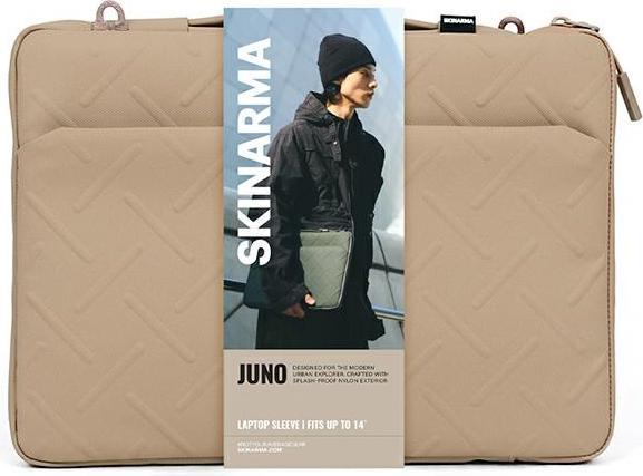 Actual product image Skinarma Bag Juno laptop sleeve 14" khaki (14")