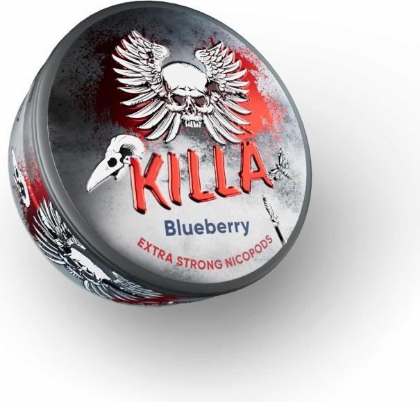 Produktbild Killa Blueberry Extra Strong Nicopods (White Portion, 16 mg)