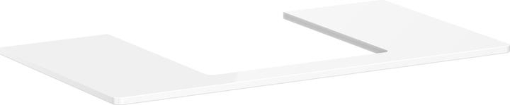 hansgrohe Xelu Q Console avec découpe au centre, 980x550, pour vasque à poser 500x480mm, polie, 54