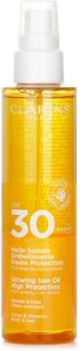 Actual product image Clarins CORPS Protecteur Corps Huile SPF30 150 ml (Suntan oil, SPF 30, 150 ml, 190 g)