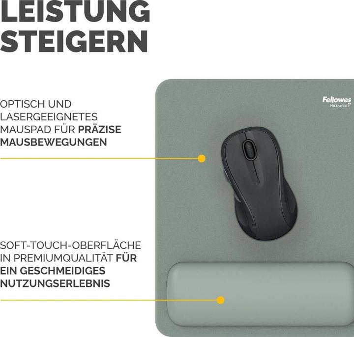 Produktbild Fellowes Breyta Mauspad salbei mit Handgelenkauflage