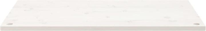 Produktbild vidaXL Schreibtischplatte Weiss 100x50x2,5 cm Massivholz Kiefer (100 x 50 x 2.5 cm)