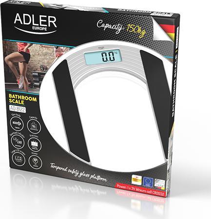 Actual product image Adler AD 8122 Personal Scale Oval, Electronic Personal Scale (150 kg)