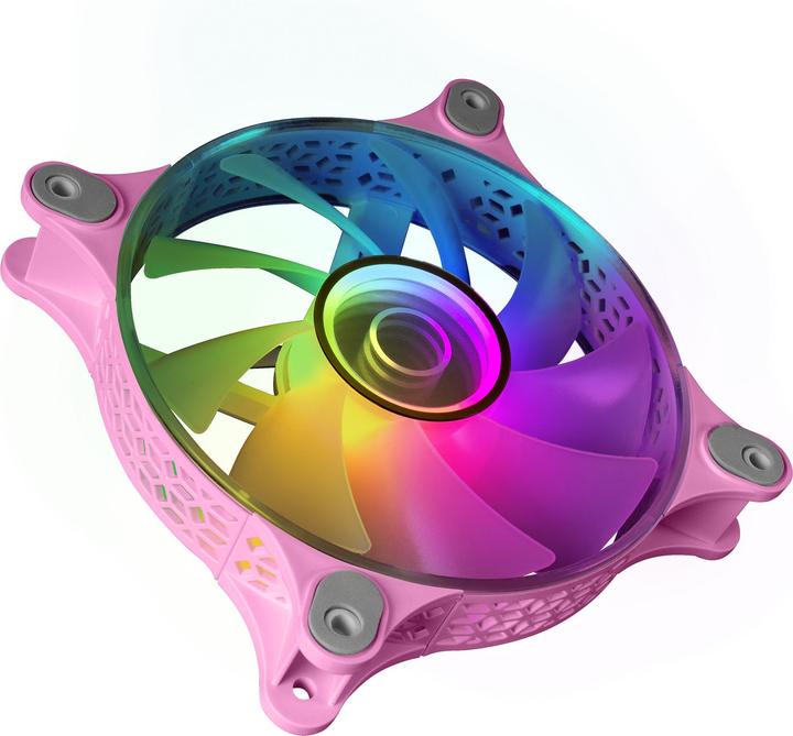 Produktbild Mars Gaming Ventilateur Boitier Mf-3d RGB - 12cm (Rose) (120 mm, 1x)