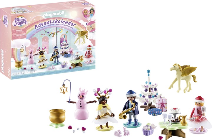 Actual product image Playmobil Advent Calendar "Christmas under the Rainbow