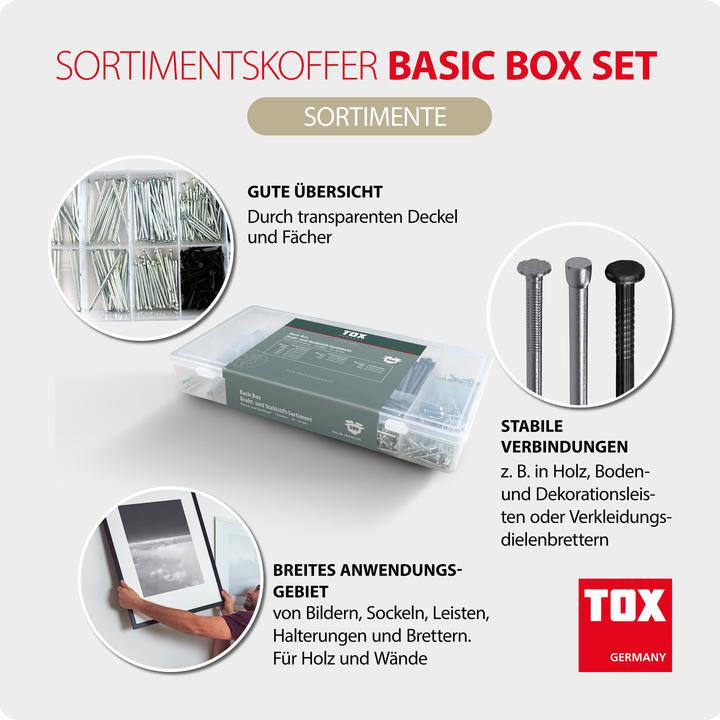 Produktbild Tox Basic Box Nagel - Sortiment 580 tlg. (1 Stk.)
