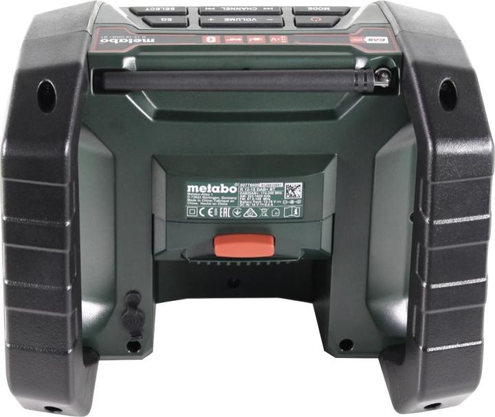Productafbeelding Metabo R 12-18 DAB+ BT Accu bouwplaatsradio 12-18 V DAB+ + 1x accu 4.0 Ah + lader (AM, DAB+, FM, Bluetooth)