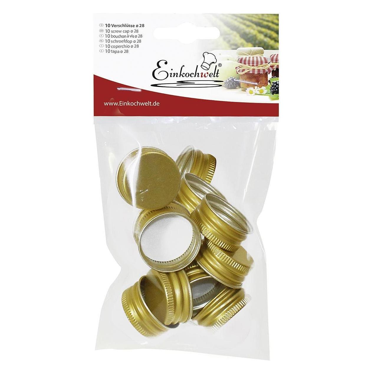 Einkochwelt Drehverschluss 10er Pack (10 Stk.) (EINKOCHWELT) Mindestbestellmenge: 14 Stück