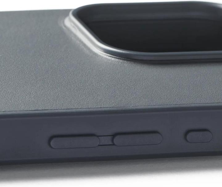 Productafbeelding Mujjo Leather Shield Case iPhone 16 Pro blauw (MUJJO-CL-053-SB) (Apple iPhone 16 Pro)