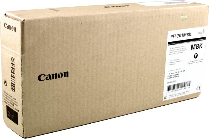Produktbild Canon Tinte Large Format schwarz Orig.Nr. PFI-701MBK (MBK)