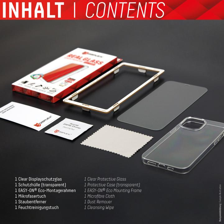 Produktbild Displex Real Glass, 2D Panzerglas + Handyhülle (1 Stück, Samsung Galaxy A53 5G)
