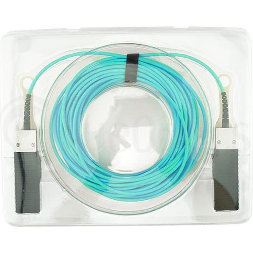 Thumbnail - CBO IBM QSFP-100G-AOC-10M kompatibles BlueOptics AOC QSFP28 BO282803L10M, Transceiver, Blau