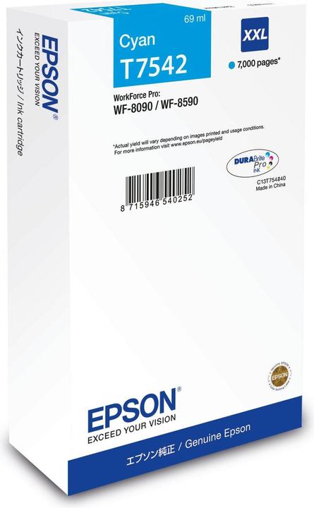 Epson Tintenpatrone XXL cyan (C)
