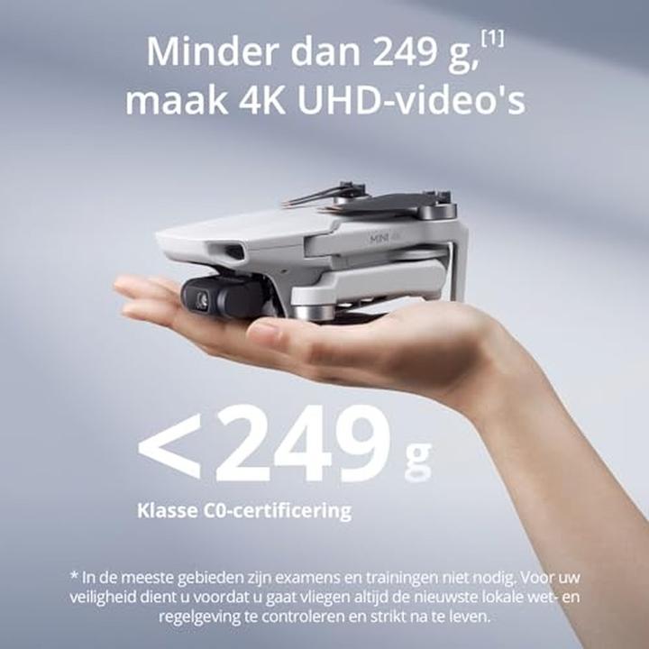 Actual product image DJI Mini 4K Fly More Combo (31 min, 249 g, 12 Mpx)