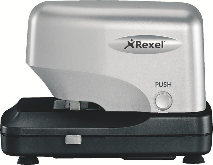 Rexel Elektro-Heftgerät Stella 30, silber-schwarz (30 Blätter)