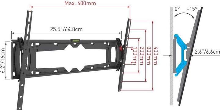 Produktbild Barkan E410+ (Wand, 90", 60 kg)