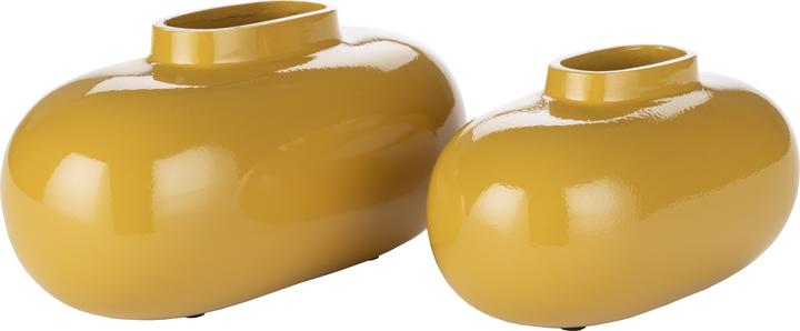 Dutchbone Vase Droplet M Ochre