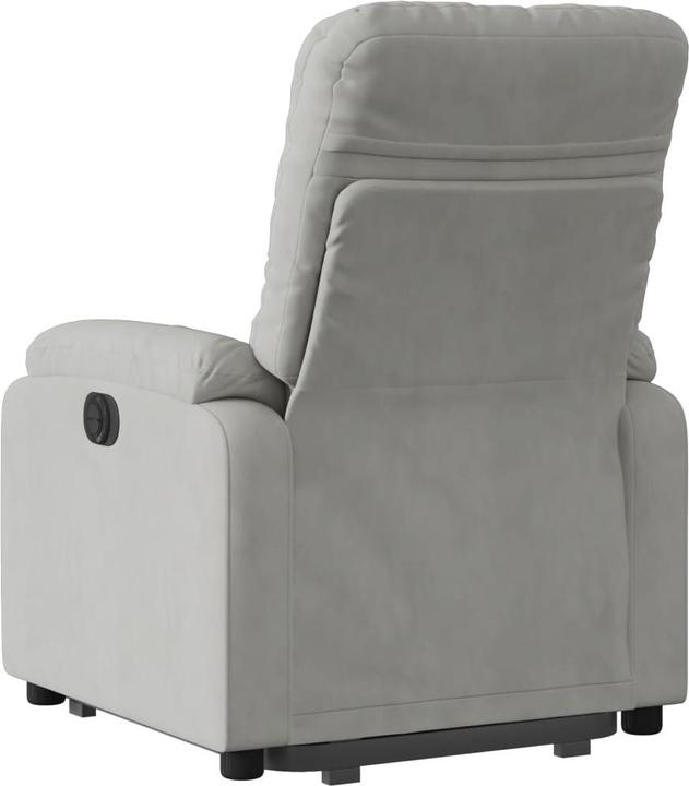 Actual product image VidaXL Relaxing armchair stand-up aid electric microfibre fabric