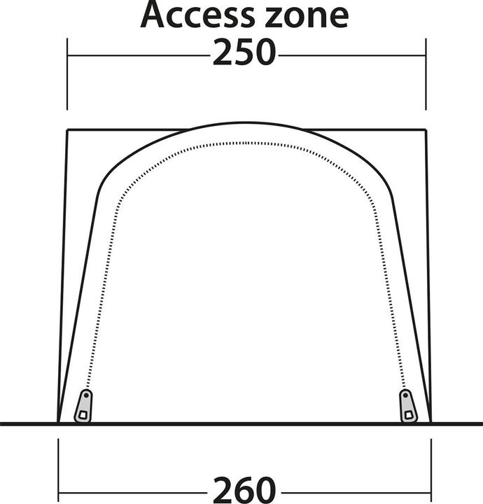 Actual product image Outwell Newburg 160 Air (Awning, 16.50 kg, 2 persons)