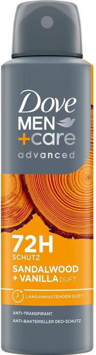 Produktbild Dove Deo Spray Advanced Sandalwood and Vanilla 150 ml (Spray, 150 ml)