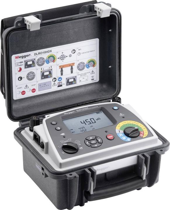 Immagine prodotto Megger Micro ohmmetro digitale da 10 ampere
