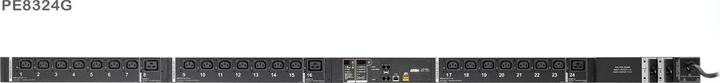 Actual product image Aten PE8324G3 32 A eco PDU with 24 outputs and output measuring and switching function