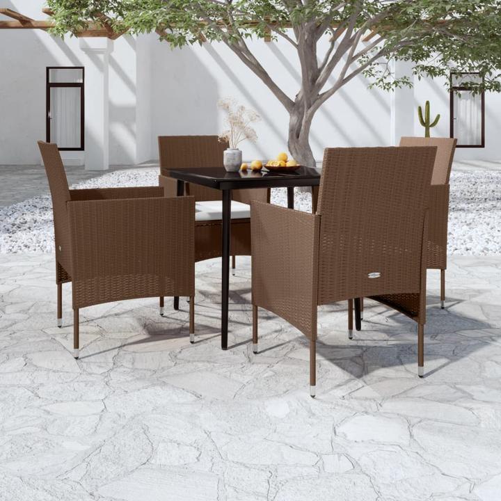 Produktbild vidaXL Garten Essgruppe (80 x 80 x 74 cm)