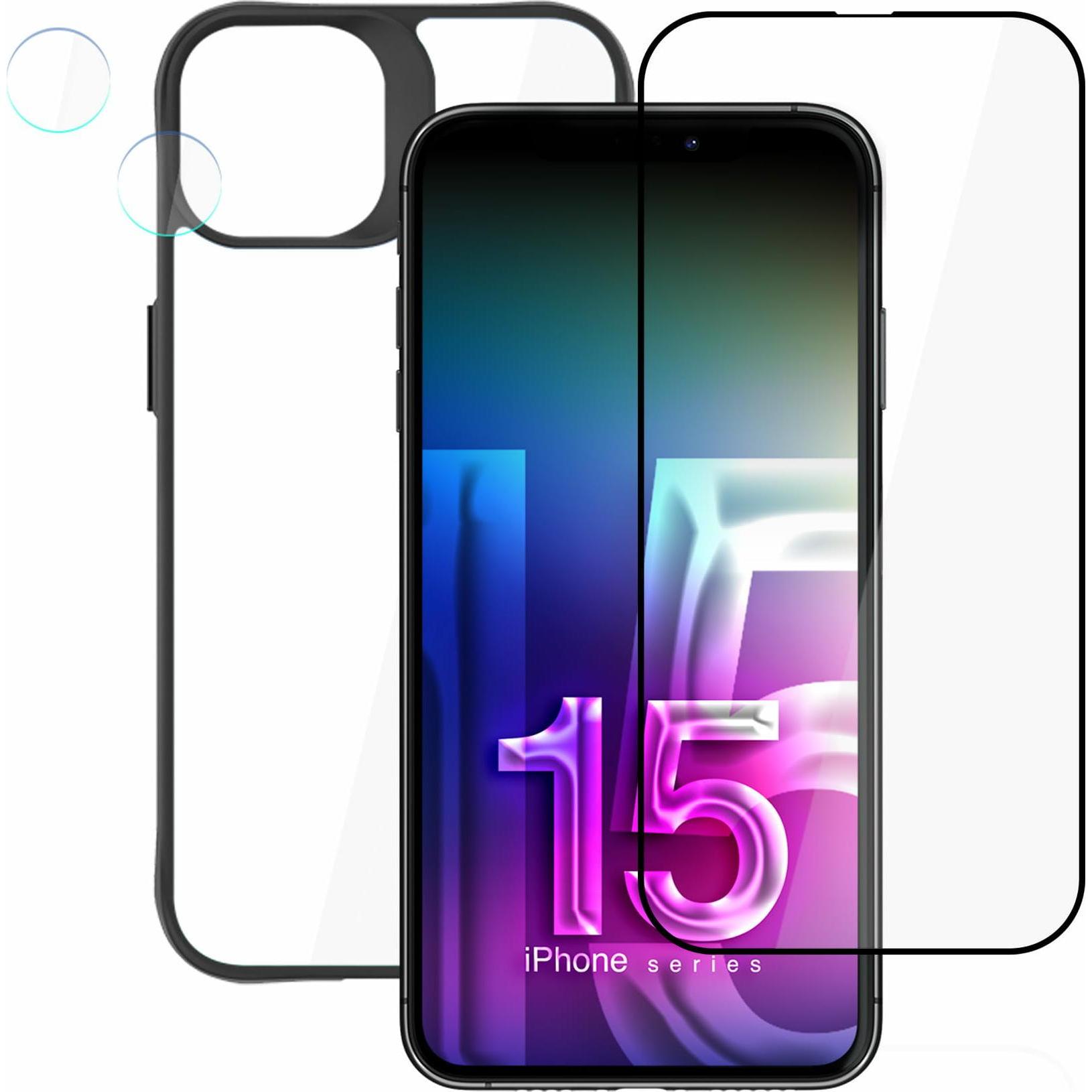 Thumbnail - 3MK Apple iPhone 15 - Comfort Set 4 in 1 (1 Stück, Apple iPhone 15), Smartphone Schutzfolie