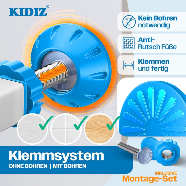 Produktbild Kesser Türschutzgitter Blau 74-87cm (74 - 87 cm)